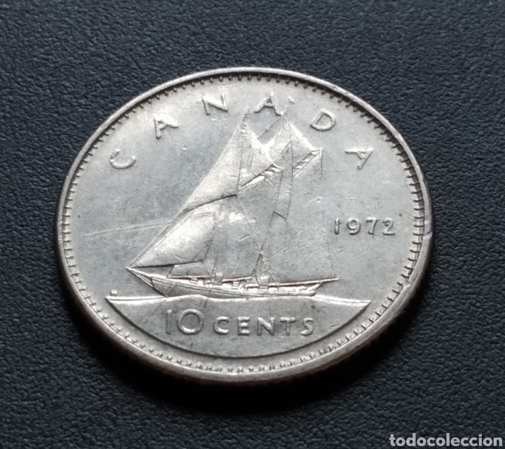 Monedas antiguas de Am&eacute;rica: MONEDA - CANAD&Aacute; 10 CENTS 1972 - Foto 3