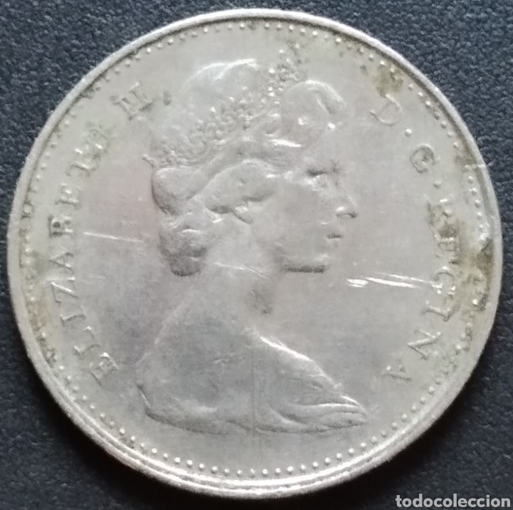 Monedas antiguas de Am&eacute;rica: MONEDA - CANAD&Aacute; 10 CENTS 1975 - Foto 2