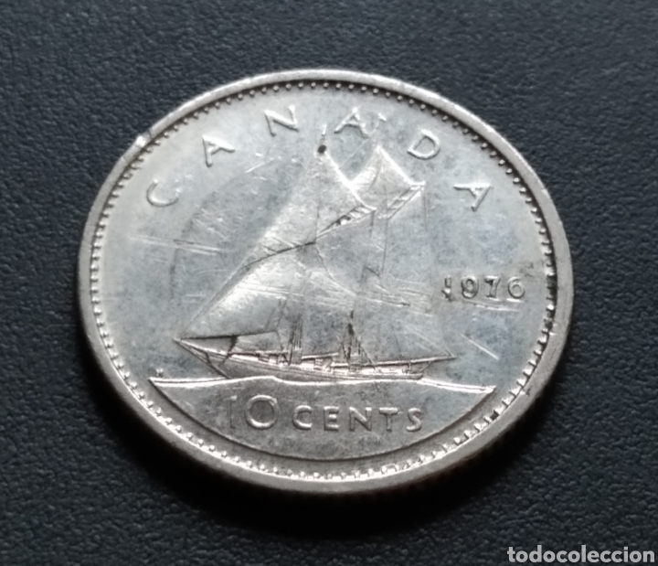 Monedas antiguas de Am&eacute;rica: MONEDA - CANAD&Aacute; 10 CENTS 1976 - Foto 3