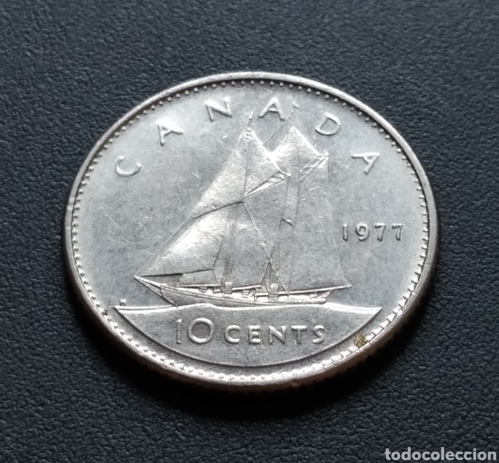 Monedas antiguas de Am&eacute;rica: MONEDA - CANAD&Aacute; 10 CENTS 1977 - Foto 3