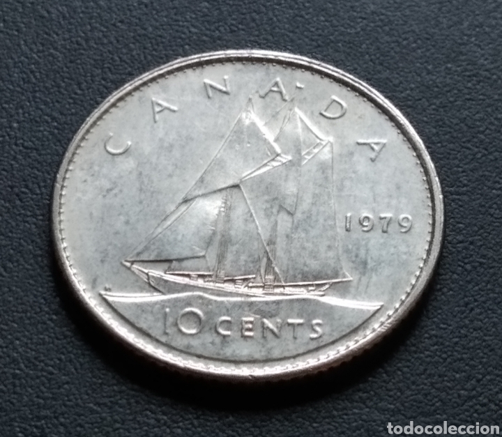 Monedas antiguas de Am&eacute;rica: MONEDA - CANAD&Aacute; 10 CENTS 1979 - Foto 3