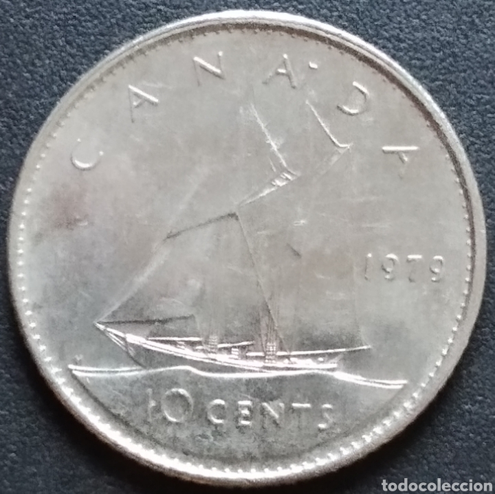 Monedas antiguas de Am&eacute;rica: MONEDA - CANAD&Aacute; 10 CENTS 1979 - Foto 1