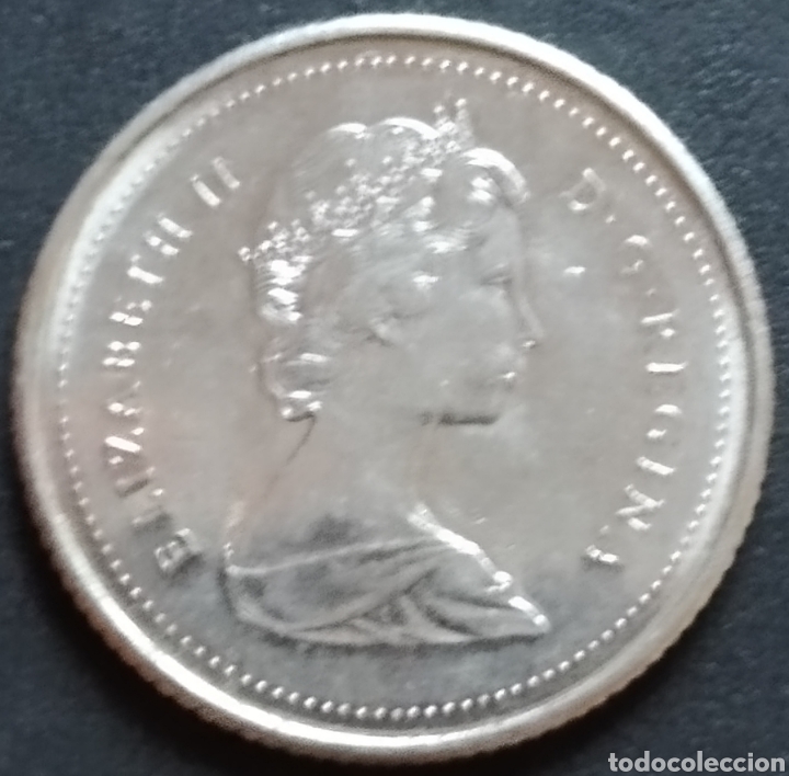 Monedas antiguas de Am&eacute;rica: MONEDA - CANAD&Aacute; 10 CENTS 1984 - Foto 2