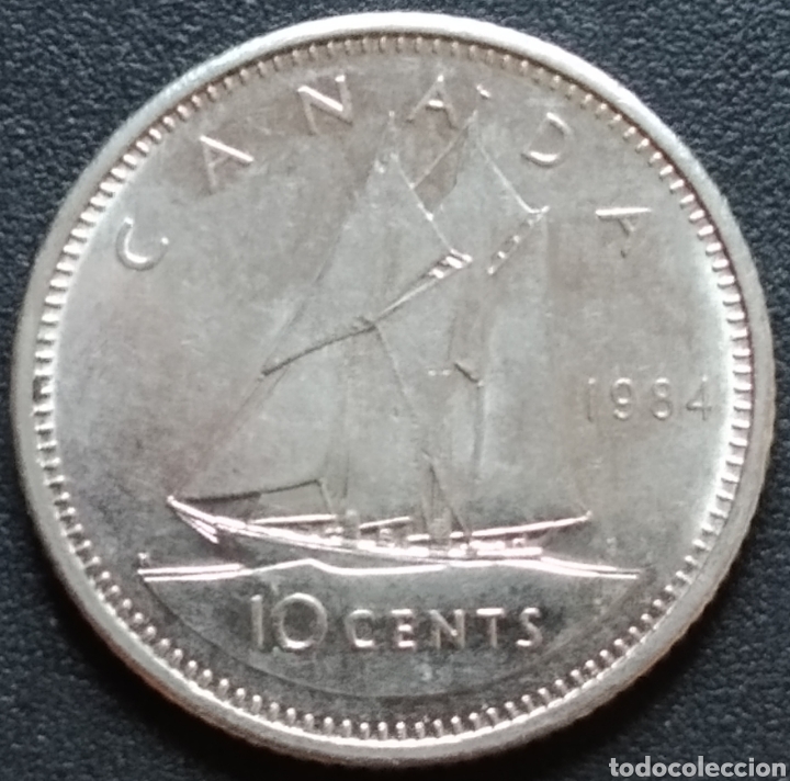 Monedas antiguas de Am&eacute;rica: MONEDA - CANAD&Aacute; 10 CENTS 1984 - Foto 1