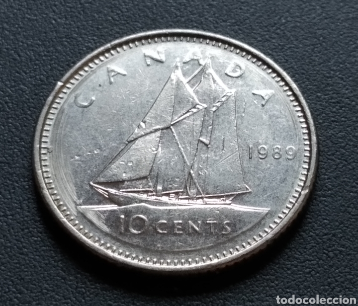 Monedas antiguas de Am&eacute;rica: MONEDA - CANAD&Aacute; 10 CENTS 1989 - Foto 3