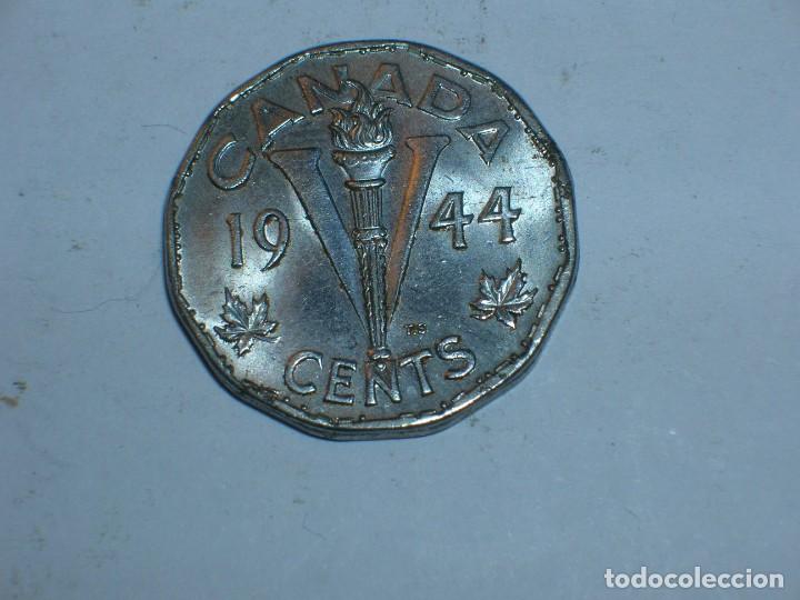 Monedas antiguas de Am&eacute;rica: CANADA. 5 CENTIMOS 1944 (10700) - Foto 2