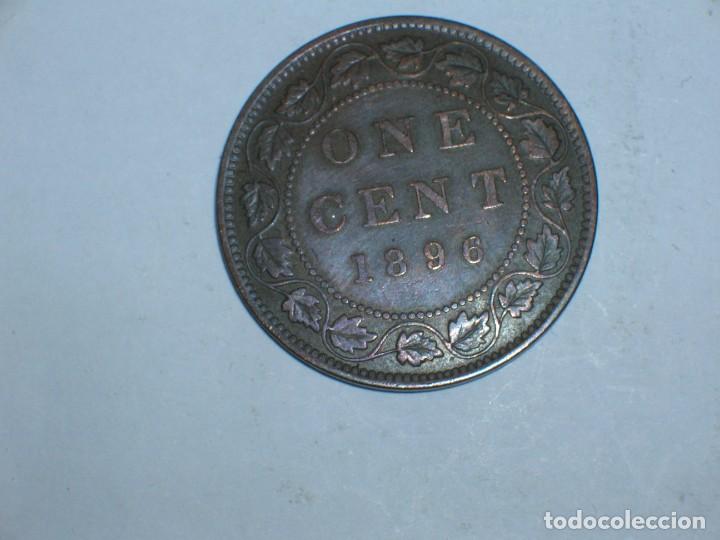 Monedas antiguas de Am&eacute;rica: CANADA. 1 CENTIMO 1896(10701) - Foto 2