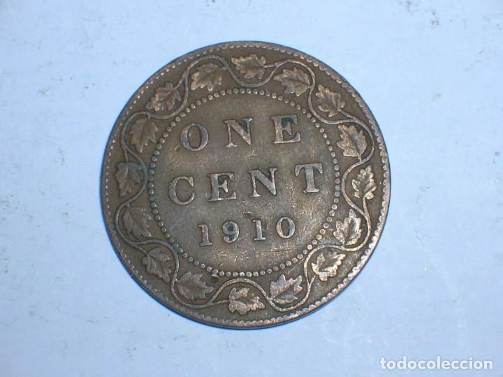 Monedas antiguas de Am&eacute;rica: CANADA. 1 CENTIMO 1910 (10704) - Foto 2