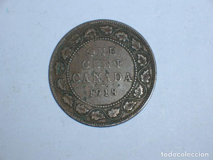 Monedas antiguas de Am&eacute;rica: CANADA. 1 CENTIMO 1918 (10711) - Foto 2