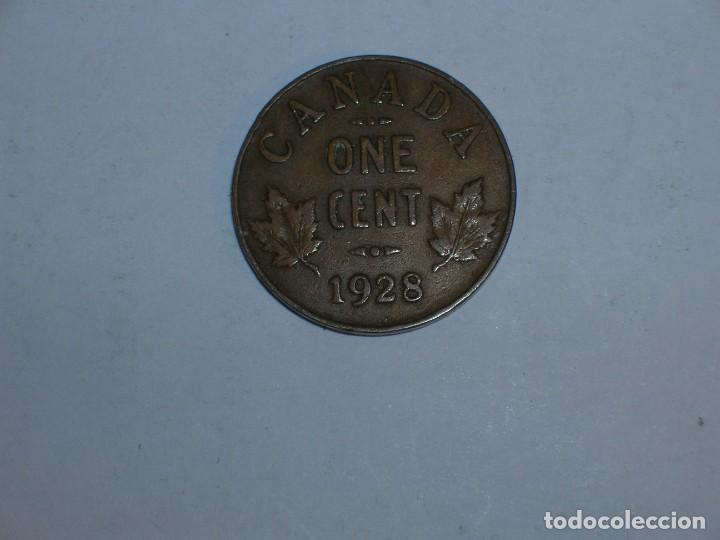 Monedas antiguas de Am&eacute;rica: CANADA. 1 CENTIMO 1928 (10722) - Foto 2