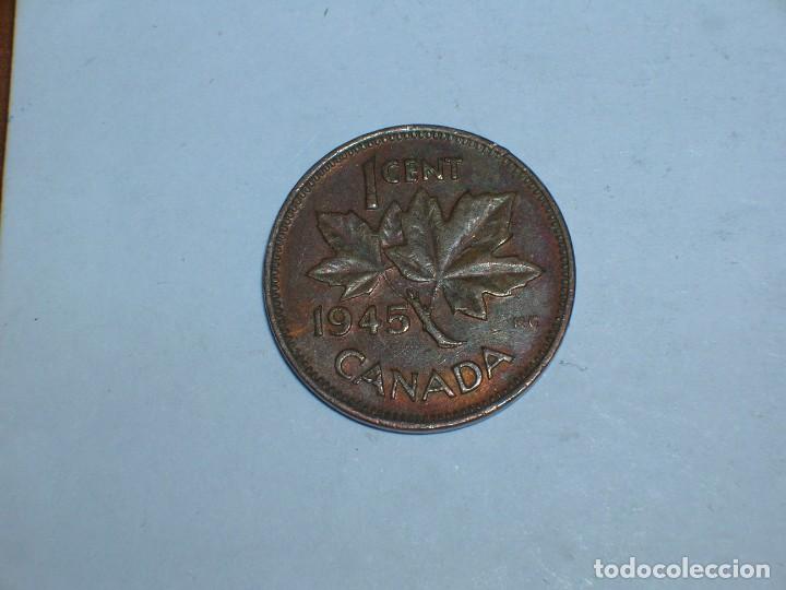 Monedas antiguas de Am&eacute;rica: CANADA. 1 CENTIMO 1945 (10742) - Foto 2