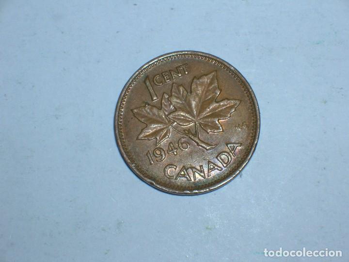 Monedas antiguas de Am&eacute;rica: CANADA. 1 CENTIMO 1946 (10743) - Foto 2