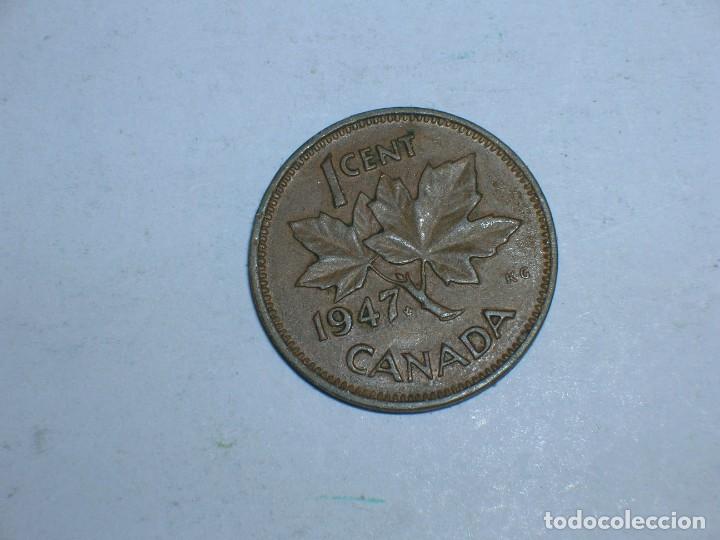 Monedas antiguas de Am&eacute;rica: CANADA. 1 CENTIMO 1947 M (10744) - Foto 2