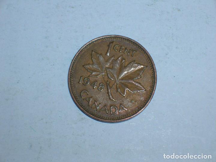 Monedas antiguas de Am&eacute;rica: CANADA. 1 CENTIMO 1948 (10745) - Foto 2