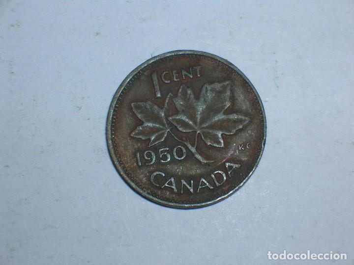 Monedas antiguas de Am&eacute;rica: CANADA. 1 CENTIMO 1950 (10747) - Foto 2