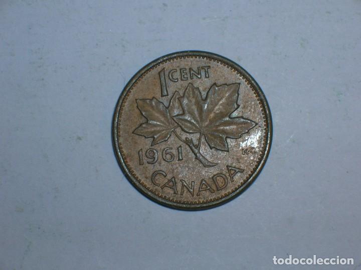 Monedas antiguas de Am&eacute;rica: CANADA. 1 CENTIMO 1961 (10757) - Foto 2