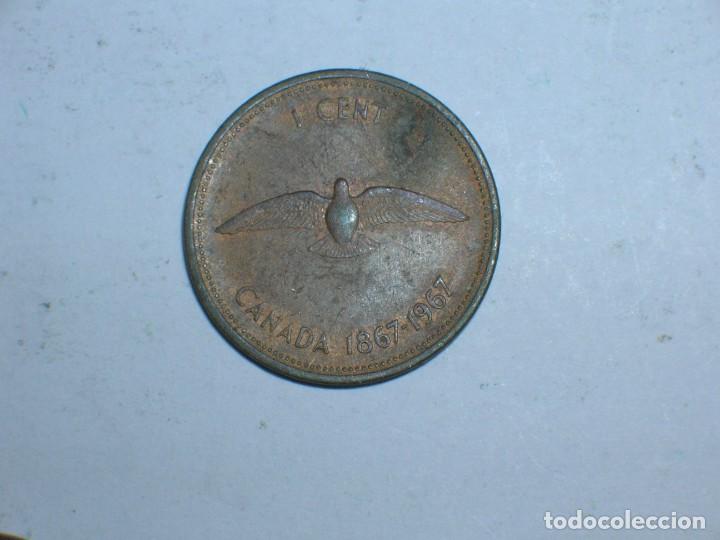 Monedas antiguas de Am&eacute;rica: CANADA. 1 CENTIMO 1967 (10765) - Foto 2