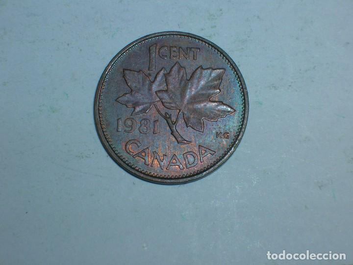 Monedas antiguas de Am&eacute;rica: CANADA. 1 CENTIMO 1981 (10781) - Foto 2