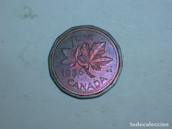 Monedas antiguas de Am&eacute;rica: CANADA. 1 CENTIMO 1986 (10786) - Foto 2