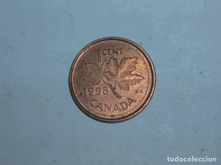 Monedas antiguas de Am&eacute;rica: CANADA. 1 CENTIMO 1998 (10789) - Foto 2