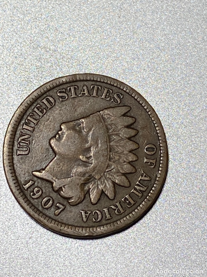 Monedas antiguas de Am&eacute;rica: 4 Monedas de 1 centimo - Foto 1