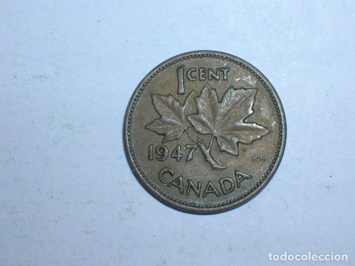 Monedas antiguas de Am&eacute;rica: CANADA. 1 CENTIMO 1947 NO M (10810) - Foto 2