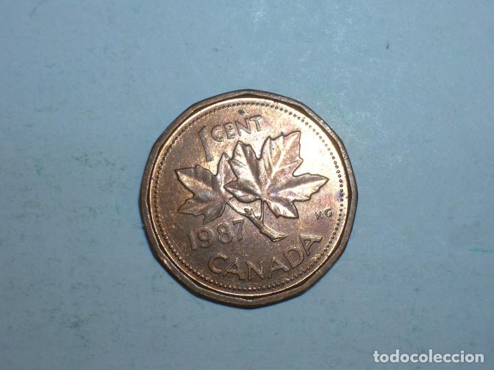Monedas antiguas de Am&eacute;rica: CANADA. 1 CENTIMO 1987 (10812) - Foto 2