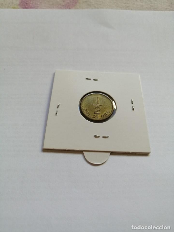 Monedas antiguas de Am&eacute;rica: Per&uacute; 1/2 Sol de oro 1976 - Foto 2