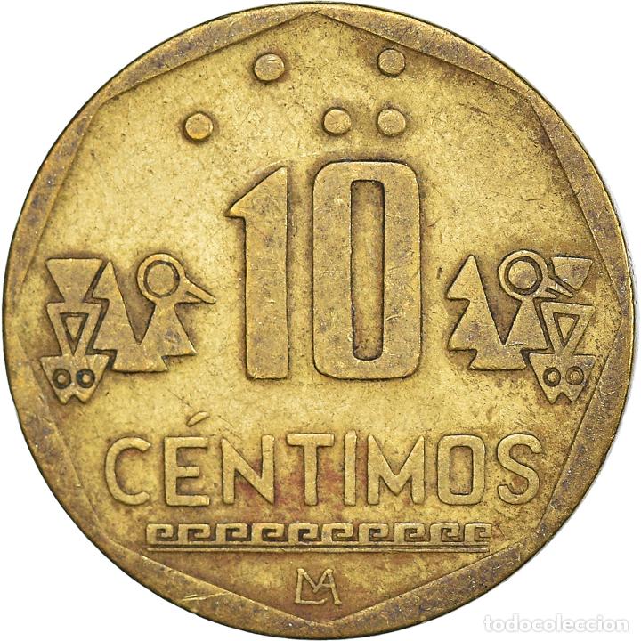 Monedas antiguas de Am&eacute;rica: [#1416909] Moneda, Per&uacute;, 10 Centimos, 2000 - Foto 2