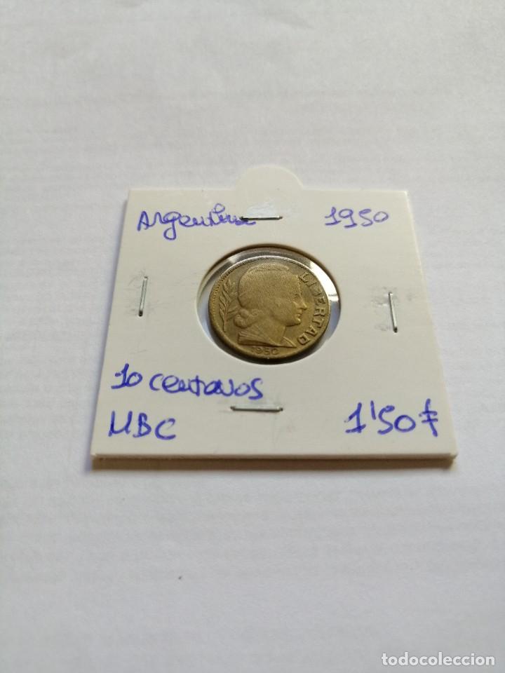Monedas antiguas de Am&eacute;rica: Argentina 10 Centavos 1950 - Foto 1