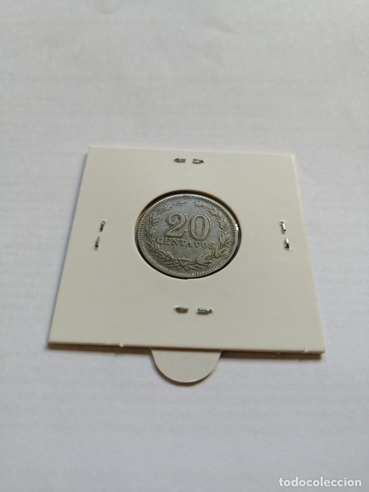 Monedas antiguas de Am&eacute;rica: Argentina 20 Centavos 1919 - Foto 2