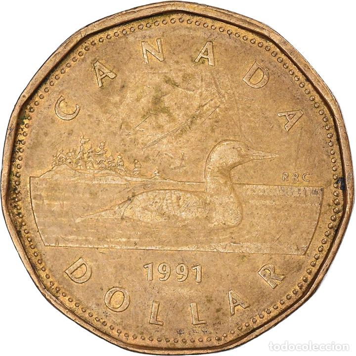 Monedas antiguas de Am&eacute;rica: [#1095666] Moneda, Canad&aacute;, Dollar, 1991 - Foto 2