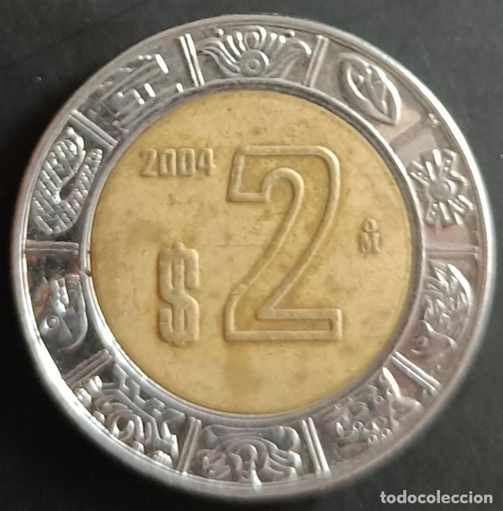 Monedas antiguas de Am&eacute;rica: 2 Pesos 2004 - M&eacute;jico - Foto 1