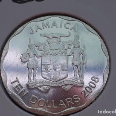 Monedas antiguas de América: JAMAICA 10 DOLARES/DOLLARS 2008 (SIN CIRCULAR). Lote 356952790