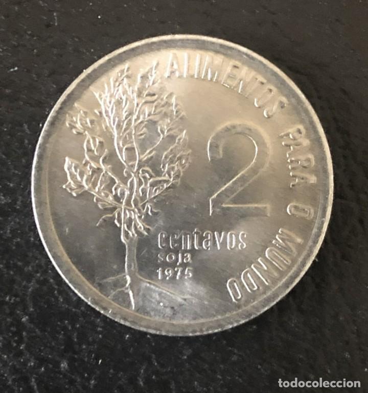 Monedas antiguas de Am&eacute;rica: BRASIL 2 CENTAVOS 1975 - Foto 2