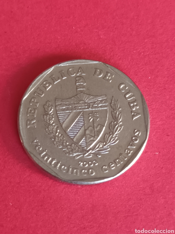 Monedas antiguas de Am&eacute;rica: CUBA. MONEDA DE 25 CENTAVOS DE 2002. - Foto 1