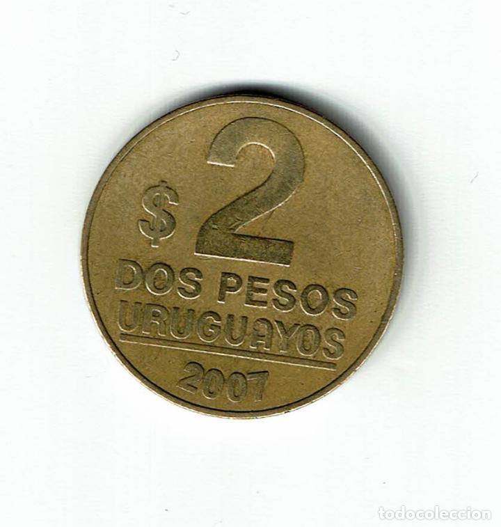 Monedas antiguas de Am&eacute;rica: URUGUAY 2 PESOS 2007 - Foto 1