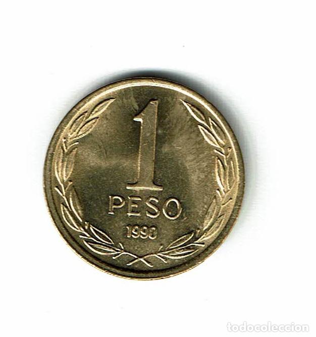 Monedas antiguas de Am&eacute;rica: CHILE 1 PESO 1990 - Foto 2