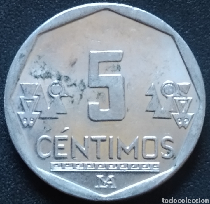 Monedas antiguas de Am&eacute;rica: MONEDA - PER&Uacute; 5 CENTIMOS 2010 - Foto 1