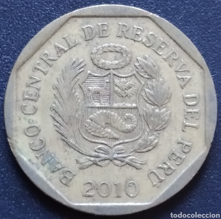 Monedas antiguas de Am&eacute;rica: MONEDA - PER&Uacute; 10 CENTIMOS 2010 - Foto 2