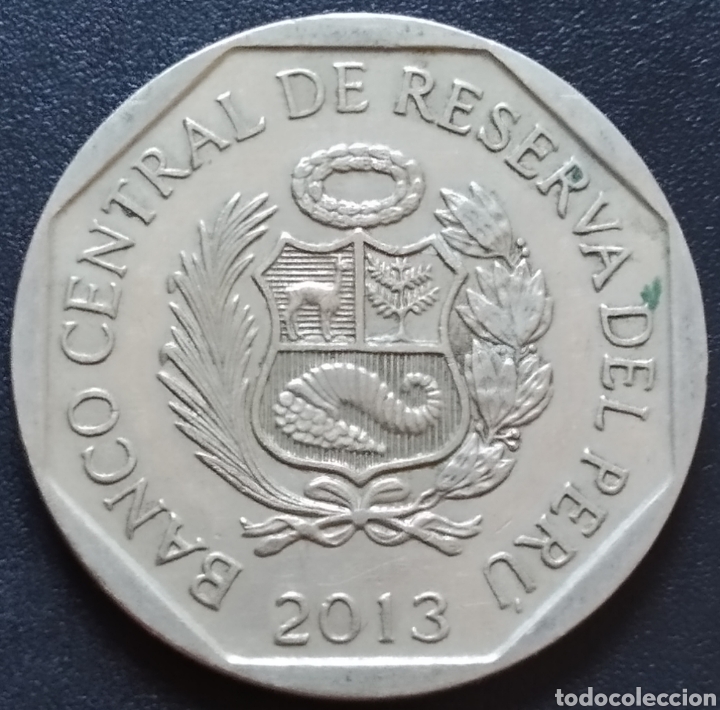 Monedas antiguas de Am&eacute;rica: MONEDA - PER&Uacute; 1 NUEVO SOL 2013 - Foto 2