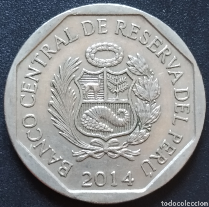Monedas antiguas de Am&eacute;rica: MONEDA - PER&Uacute; 1 NUEVO SOL 2014 - Foto 2