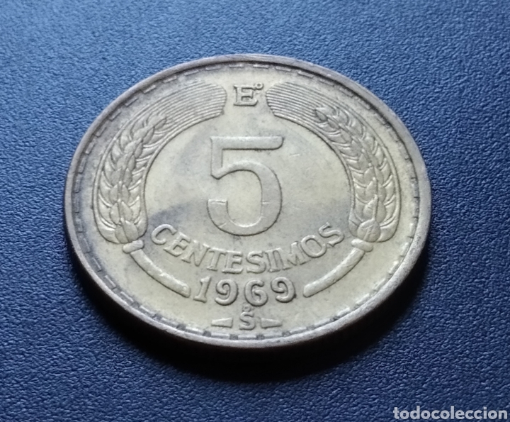 Monedas antiguas de Am&eacute;rica: MONEDA - CHILE 5 CENTESIMOS 1969 - Foto 3