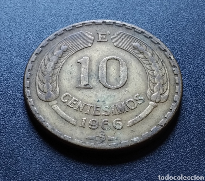 Monedas antiguas de Am&eacute;rica: MONEDA - CHILE 10 CENTESIMOS 1966 - Foto 3