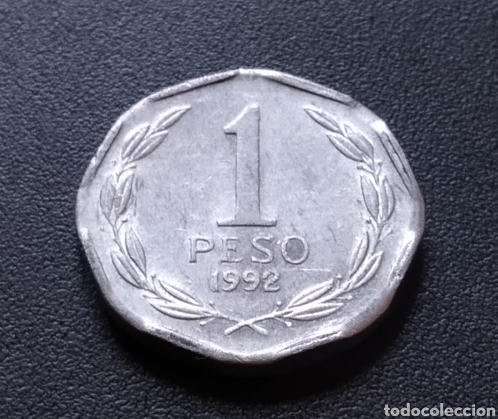 Monedas antiguas de Am&eacute;rica: MONEDA - CHILE 1 PESO 1992 - Foto 3