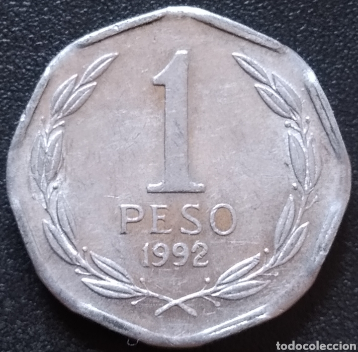 Monedas antiguas de Am&eacute;rica: MONEDA - CHILE 1 PESO 1992 - Foto 1