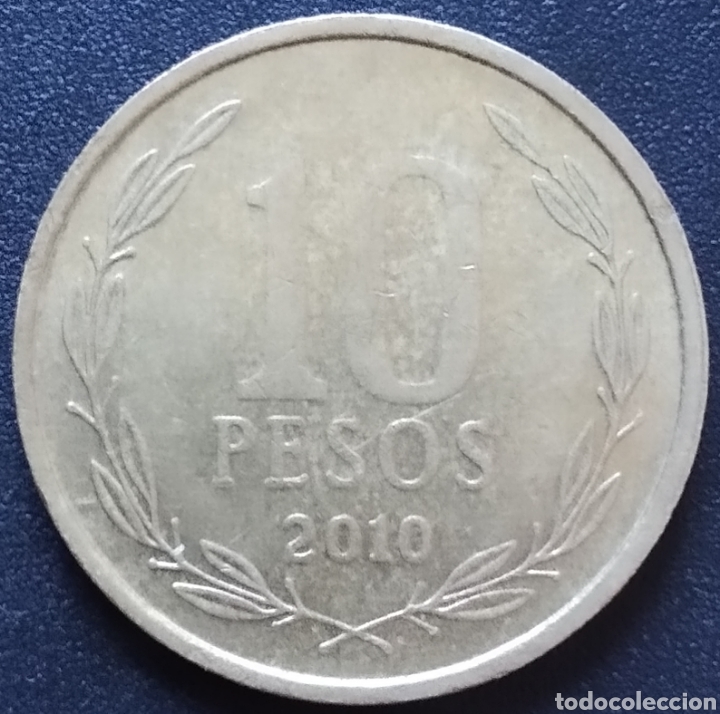 Monedas antiguas de Am&eacute;rica: MONEDA - CHILE 10 PESOS 2010 - Foto 1