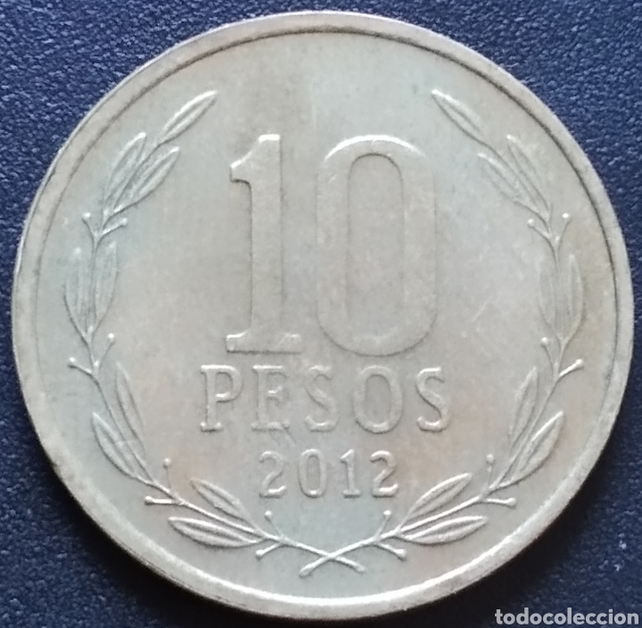 Monedas antiguas de Am&eacute;rica: MONEDA - CHILE 10 PESOS 2012 - Foto 1