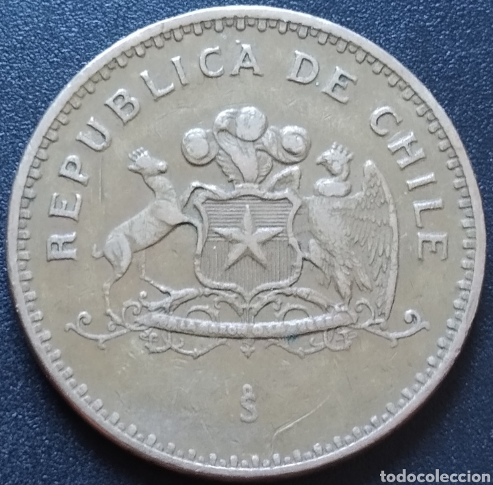 Monedas antiguas de Am&eacute;rica: MONEDA - CHILE 100 PESOS 1998 - Foto 2