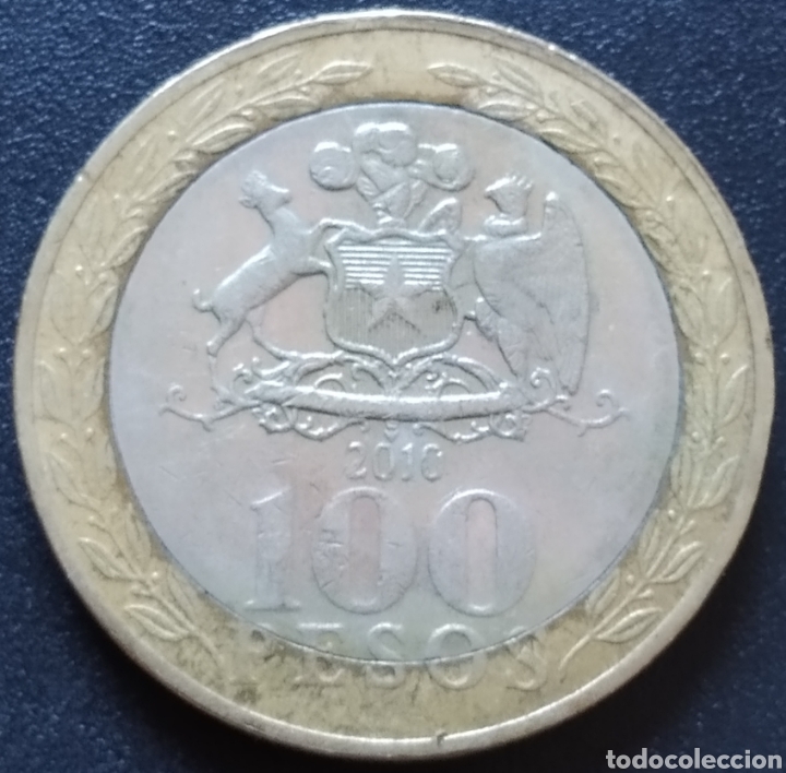 Monedas antiguas de Am&eacute;rica: MONEDA - CHILE 100 PESOS 2010 - Foto 1